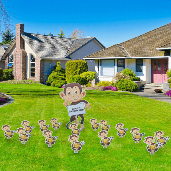 LARGE MONKEY WITH 15 SMALL MONKEY’S
