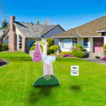 BABY GIRL STORK RENTAL (7 Feet) -STYLE F