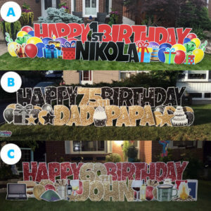 BIRTHDAY LETTER BUNDLE PACKAGE